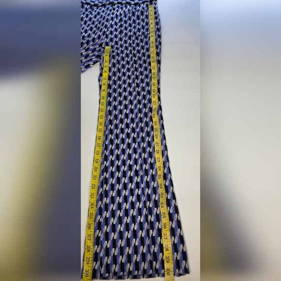 Maeve by Anthropology Jumpsuit Small Long Leg Purple And Black - Picture 10 of 14